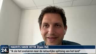 Vande Reyde (Open Vld): "Ik zie evolutie naar de natuurlijke splitsing van België"