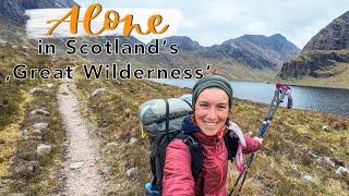 Scotland's most remote wilderness area?! | 4 Days Solo Hiking in the Letterewe Wilderness