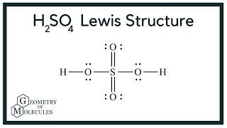 H2SO4 Lewis Structure (Sulfuric Acid)