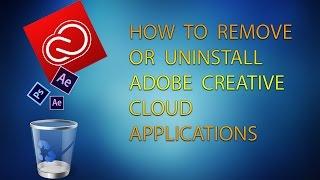 How To Uninstall Adobe Creative Cloud