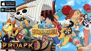 One Piece Burning Will ENGLISH Gameplay Android / iOS (Open Beta)