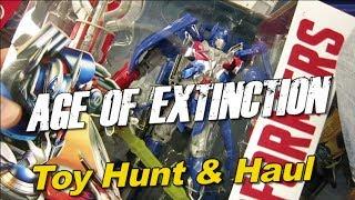 Transformers Age of Extinction Toy Hunt and Haul!!!