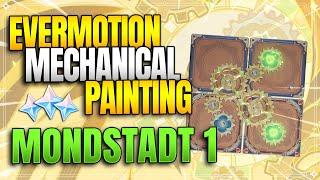 Evermotion Mechanical Painting: Mondstadt 1 | Invoker | Gears Event |【Genshin Impact】