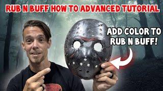 How to rub n buff using viva inka gold | How to blend & shade rub n buff | Advanced rub n buff DIY