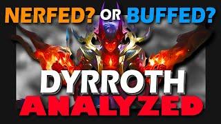 DYRROTH BUFFED! || MOBILE LEGENDS ADVANCED SERVER ADJUSTMENT REVIEW AND TESTS