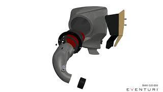 BMW G20 B58 Eventuri Intake system CAD