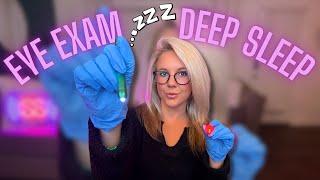 ASMR EYE EXAM for Instant DEEP SLEEP 