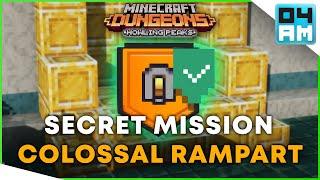 How To UNLOCK COLOSSAL RAMPART New SECRET Mission in Minecraft Dungeons: Howling Peaks DLC