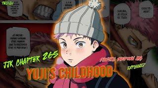 jujutsu kaisen chapter 265 explained in telugu | yuji's past explained..