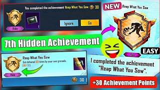 Easyway To Complete (Reap What You Sow) Hide Achievement | Trick To Complete Hidden Achievement BGMI