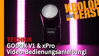 GODOX V1 & xPro Video-Bedienungsanleitung!  Krolop&Gerst