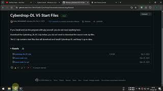 How to Run Cyberdrop DL version 5.1 2024