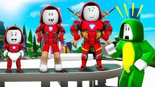 JJ GROW UP as IRONMAN | Maizen Roblox | ROBLOX Brookhaven RP - FUNNY MOMENTS