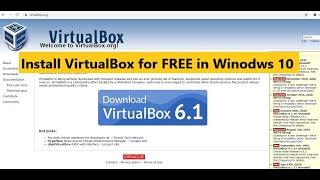 How to Install VirtualBox 6 (2021) in Windows 10