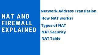 NAT Explained | How NAT works? | Types of NAT [FIREWALL]