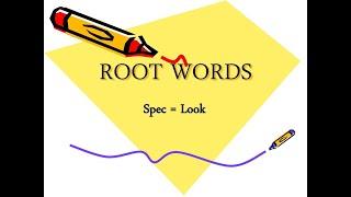 11Very Important Root Words For english language.@bankorium