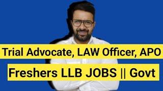 Trial Advocate, Research Associates Law, Legal Manager, Legal Researcher Vacancy Out 2025 Freshers