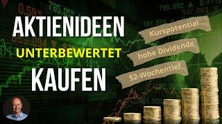 4 unterbewertete Aktien jetzt kaufen 