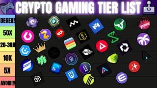 THE ULTIMATE CRYPTO GAMING TIER LIST FOR 2025!  (UPDATED) #gamefi #tierlist