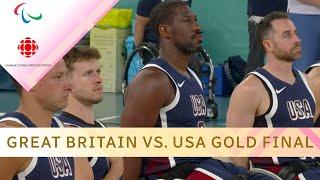 FULL men's wheelchair basketball Gold Medal game: Great Britain vs. USA | #paralympics