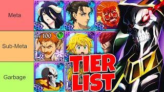 BEST Heroes TIER LIST (Overlord Collab Edition) | Seven Deadly Sins: Grand Cross