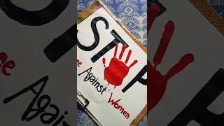 STOP RAPE POSTER DRAWING ️ #youtube #art #drawing #Stoprape #artandcraft #shortvideo #viral