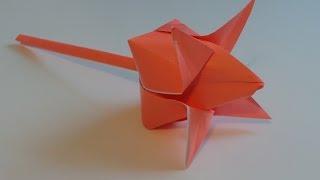 Kağıttan Gül Yapımı - Origami Gül