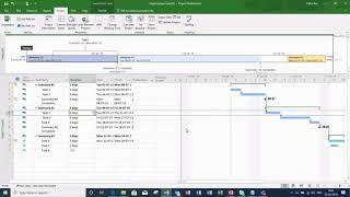 How to set baseline for a task or entire project in Microsoft Project?