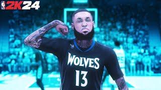 This build changed EVERYTHING...6'8 PG IS A BULLY in NBA 2K24! Random Rec Gameplay + Build Tutorial