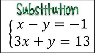 How to Solve a System of Equations by Substitution