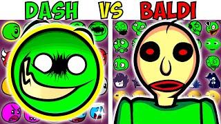 ALL GEOMETRY DASH VS BALDI'S BASICS | FNF Character Test | Gameplay VS Playground