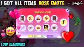 VALENTINES WISH EVENT FREE FIRE TAMIL | ROSE EMOTE RETURN FREE FIRE TAMIL NEW VALENTINES WISH EVENT
