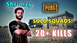 Soniqs Shrimzy - 20+ KILLS - SOLO SQUADS! - PUBG