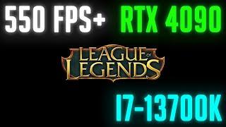 League of Legends - RTX 4090 + I7-13700K FPS Benchmark