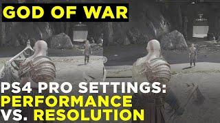 God of War on PS4 Pro: Performance Mode vs. Resolution Mode