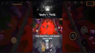 Only Maid Marry and Jerome Have a Skill | Granny House Multiplayer #shorts #short