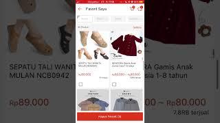 Cara Hapus Barang Dari Daftar Favorit di Shopee