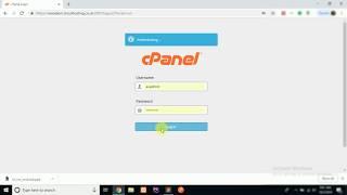 Connect putty to Cpanel