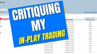 £130/Day Trading The In-Play Horse Markets - Watch Me Critique My Trades