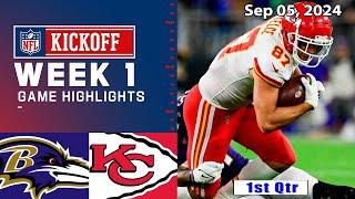 Ravens vs Chiefs Sep 05, 2024 FULL GAME WEEK 1 | NFL Today | NFL Season 2024