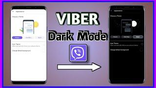 Enable Viber Dark mode | Black mode | Dark Blue mode | Classic |#short | Dark Theme | Black Theme