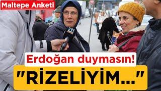 Maltepe Seçim Anketi / Rizeliyim dedi Açtı ağzını yumdu gözünü! / Sokak Röportajları/