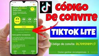 CODIGO DE CONVITE TIKTOK LITE 2024