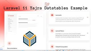 Laravel 11 Yajra Datatables Example