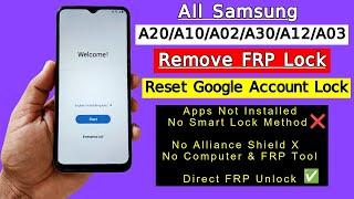 Finally Without Pc Samsung A20/02/A03/A12/A10 Frp Bypass | Google Account Unlock | Reset Frp Lock