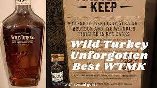 Wild Turkey Master Keep Unforgotten. A blend of Bourbon & Rye compared to RR13 & WTMK One