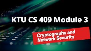 Euclidean Algorithm Problems (KTU CSE 409 - Cryptography And Network Security - Module 3)