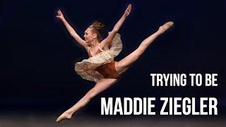 Gymnast VS Maddie Ziegler | Trying to be like Maddie Ziegler