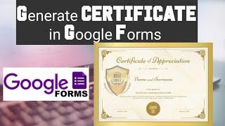 Google forms - How to Generate Certificate in Google Form | Create Certificates | Certify'em