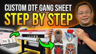 Create A  Customizable DTF Gang Sheet Right On Our Website | A Step by Step Guide